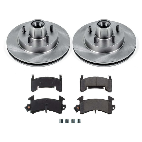 Ultimate Brakes Front Ceramic Brake Pad and Rotor Kit with Hardware WM80319
