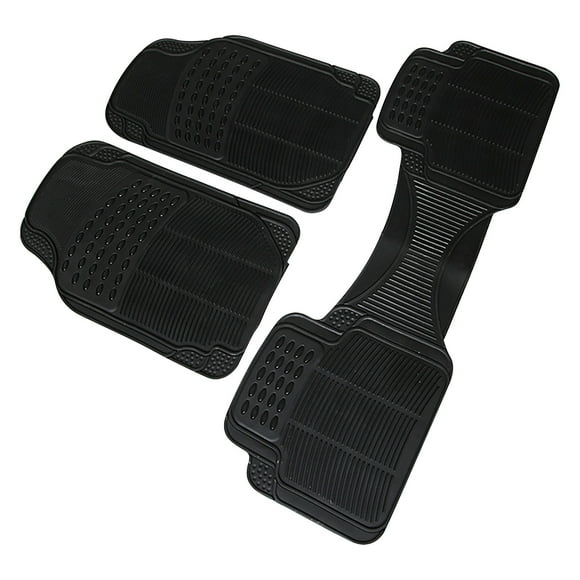 Tapis de Sol de Voiture Universels en Pvc, Ensemble de 3, Antidérapants et Imperméables, Accessoires d'Intérieur Automobile, Protection Robuste pour Berline, VUS, Camion, Ajustement Personnalisé, Doublures de Plancher Toutes Saisons, Installation Facile
