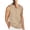 Khaki, variant on Awwp Tank Tops Men, Summer Beach Classic Solid Color V Neck Cotton Sleeveless Shirts for Men Green L