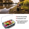 thumbnail image 4 of Fly Fishing Box, Fishing Box, Convenience Sturdy Durable 221g for Sea/Fresh Fishing Adult Children Fishing Tackle Fishing Lover Outdoor Use Fishing Box, 4 of 7