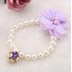 thumbnail image 5 of Collar De Perro Con Flor De Perlas Con Campana, Collar Elástico Ajustable Para Joyería De Cachorro, Ideal Para Uso Diario, 5 of 7