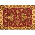 thumbnail image 1 of Ahgly Company Indoor Rectangle Abstract Orange Modern Area Rugs, 8' x 10', 1 of 4