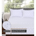 thumbnail image 5 of RUVANTI 100% Cotton Sheets – Split King Size Percale Bedding, Cooling & Breathable Floral Design, Durable with a Crisp, Soft & Comfortable Feel, 16" Deep Pocket, 5-Piece Set, Phulkari, 5 of 9