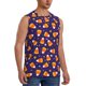 thumbnail image 2 of Balery Candy Corn (2) Camisetas sin mangas para hombre, absorbe la humedad y protege contra el mal olor.-X-Large, 2 of 7
