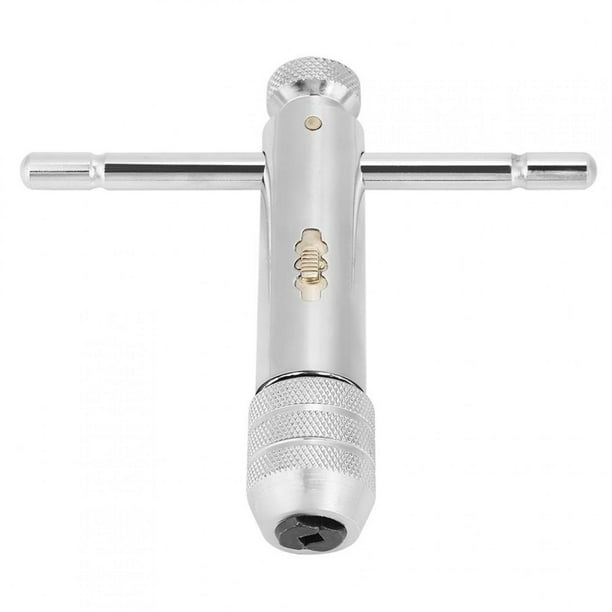 Peahefy Adjustable T Bar Handle Ratchet Tap Wrench M3 M8 M5 M12