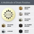 thumbnail image 6 of Dreamline DN09X02R06 Slimline 2" Round Shower Drain - Bronze, 6 of 7