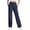 Navy, variant on YUEHUA Girls Sweatpants Straight Leg French Terry Joggers Comfy Stretch Baggy School Sportswear for Teen Girls Size 13-14 years