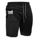thumbnail image 1 of Gym Short Con Licra Deportiva 2 En 1 Hombre Correr Ejercicio, 1 of 8