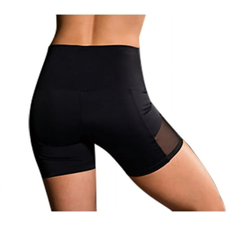 Slhljlin Fitness Wear High Waist Sexy Women Skinny Running Sports Yoga Short Pants Shorts Hot Pants (Black S)