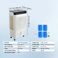 thumbnail image 5 of SKYSHALO 2100 CFM 3-Speed Evaporative Air Cooler for 750 sq ft, White, 5 of 9
