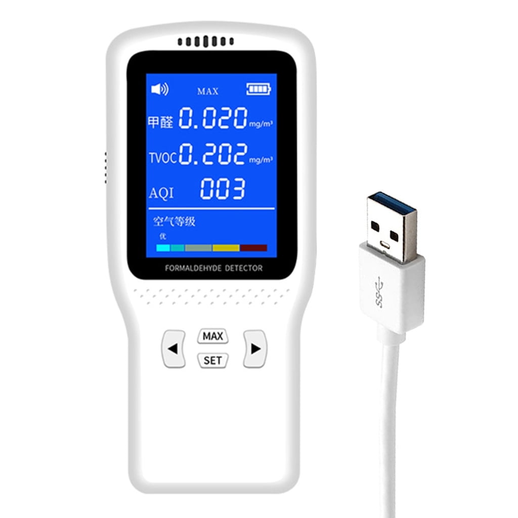 Air Quality Monitor Upgraded Tester for Formaldehyde TVOC AQI Multifunctional Air Gas Detector
