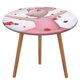 thumbnail image 1 of Angelina Ballerina-theme Fitted Round Tablecloths Elastic Edged Table Covers Waterproof Table Cloth for Kitchen Holiday Party Tables Decor 150cm, 1 of 6