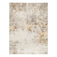thumbnail image 3 of Unique Loom Helios Collection Area Rug - Santorini (9' x 12' 2" Rectangle Ivory Beige/Gold), 3 of 7
