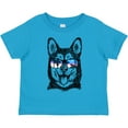 thumbnail image 3 of Inktastic Siberian Husky Sketch Portrait with Sunglasses Boys or Girls Toddler T-Shirt, 3 of 5