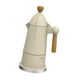 thumbnail image 2 of Cafetera italiana Moka Pot, práctica cafetera con mango de madera, aleación de aluminio, 6 Blanco, 2 of 9