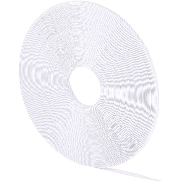50 yardas de varilla de poliéster de 6 mm para coser, blanca, de baja densidad, para vestidos de novia, gorros de lactancia, vestidos de fiesta, manualidades, etc.