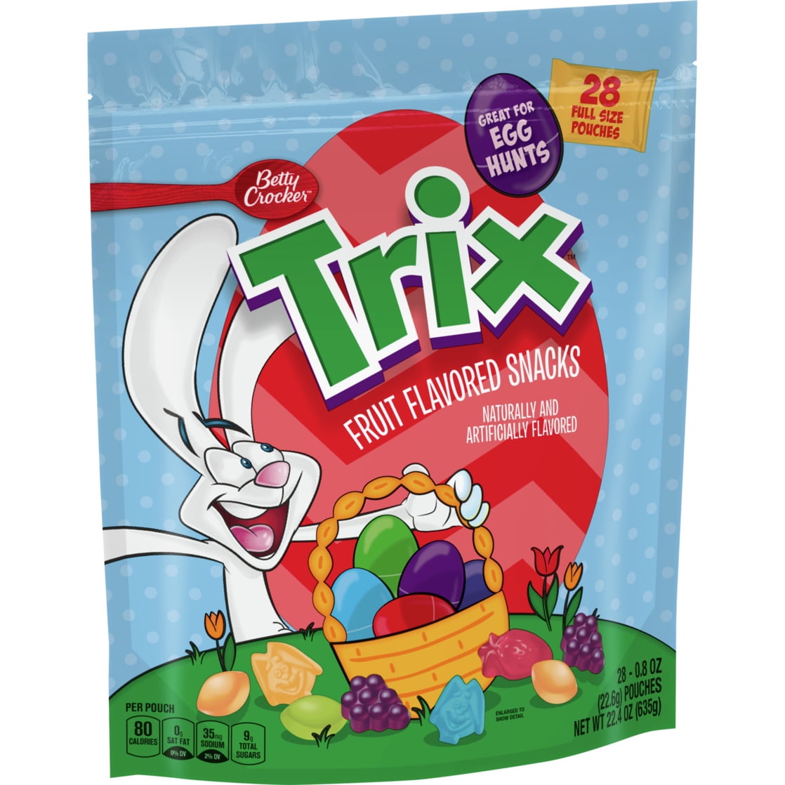 Betty Crocker Trix Fruit Snacks, 28 ct, 22.4 oz