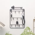 thumbnail image 4 of Flmtop Iron Wall Mounted 11 Hooks Storage Hanger Key Holder Coat Hat Rack Home Decor, 4 of 10