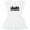 AA-White, variant on Inktastic Los Angeles Skyline Grunge Girls Baby Dress