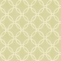 Brewster Eaton Light Green Geometric Wallpaper