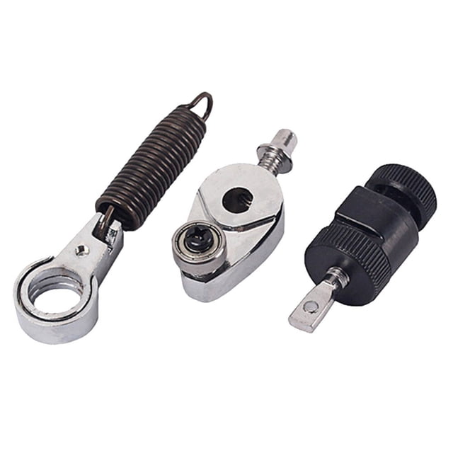 Drum Foot Pedal Spring Tensioner with High Strength Metal Spring for Drum Accessories Black