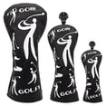 thumbnail image 2 of Cubierta de , cubierta , equipo , cuero Negro UE shamjiam Funda para palos de golf, 2 of 8