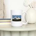 thumbnail image 3 of 15 fl oz Ceramic Mug, Montana, Lone Mountain, Dishwasher & Microwave Safe, 3 of 5