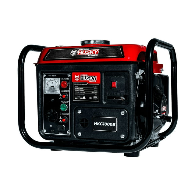 Generador Portátil a Gasolina 2 Tiempos 750-900w SWEDISH HUSKY POWER HKG1000B