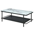 thumbnail image 2 of Furniture of America Joaquin Metal 2-Piece Coffee Table Set in Black and White, 2 of 12