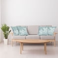 thumbnail image 4 of Ambesonne Vintage Throw Pillow Cover 4 Pack, Retro Floral Ivy Swirls, 20", Slate Blue Pale Blue, 4 of 5