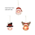 thumbnail image 3 of Wosthever Luces navideñas Papá Noel Muñeco de nieve Elk Decoración luminosa Colgante Decoración de ventana Luz nocturna para accesorios de fiesta Kits de decoración para fiestas Muñeco de nieve Wosthever HA068047-02, 3 of 6