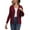 Burgundy, variant on VERABENDI Womens Button Down Cardigan Sweaters Open Front Long Sleeve Lightweight Knit Outwear Coats (S-2XL)