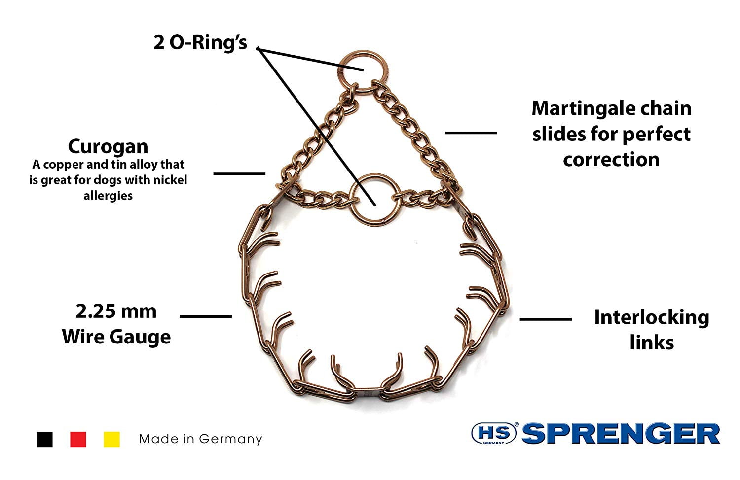 Herm Sprenger QuickRelease Pinch Collar Bridgeport K9, 55 OFF