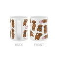 thumbnail image 3 of MUGBREW 11 Oz Ceramic Tea Cup Coffee Mug, Playful Posture Toy Poodle, 3 of 7