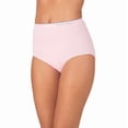 thumbnail image 4 of Ellen Tracy Essentials Women's 4 Way Stretch Flexible Fit Seamless Brief, 5 Pack (Fuchsia, S), 4 of 6