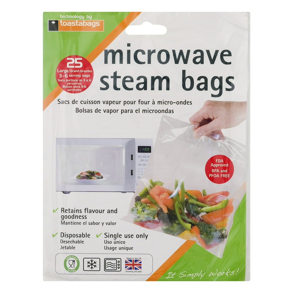 QuickaSteam Microwave Steam Bags, 25.0 CT