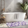 thumbnail image 2 of Purple Daisy Flower White Blooms Pattern Kitchen Rug Mat,Kitchen Runner Rugs Non Skid Washable,Decorative Kitchen Floor Mats for Kitchen,Sink,Laundry,17"x47.2", 2 of 7