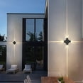 thumbnail image 3 of Aluminum Up Down Light Fixture, Modern Design, Durable Material, Easy Installation, for Indoor Outdoor Lighting Including Gardens, Patios, Driveways, Yards, 3 of 8
