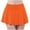 Orange, variant on Staron Women's High Waist Yoga Skorts with Pockets High Stretch Fitness Tennis Running Casual Comfy Athletic Skort, White XL