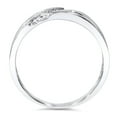 thumbnail image 3 of Pompeii Mens Real Diamond 14k White Gold Wedding Ring Band New (G/H,I2), 3 of 5