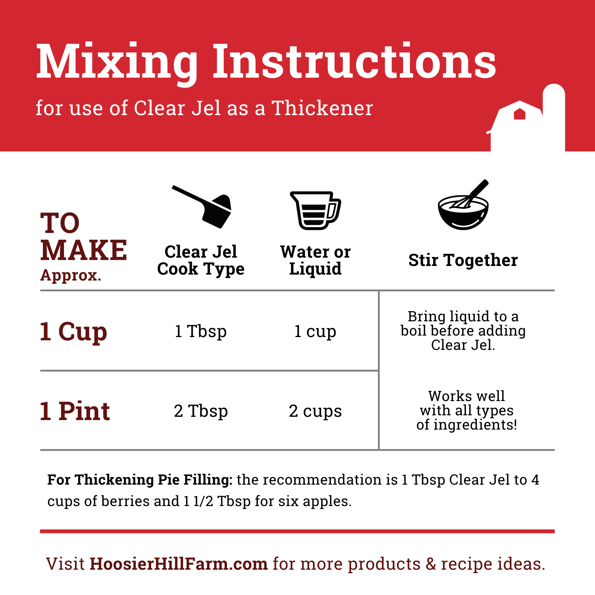 Hoosier Hill Farm Clear Jel, Cook-Type, 2.75 lb Jar