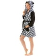 thumbnail image 5 of Casual Nights Women's Fleece Hooded Bathrobe Robe, 5 of 5