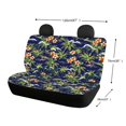 thumbnail image 4 of Uourmeti Tropical Hibiscus Print Car Seat Covers for Truck, 2 Piece Non-Slip Universal Seat Backrest Covers Stretch Waterproof Bench Seat Covers, 4 of 4