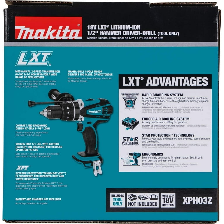 Makita 18V LXT Lithium-Ion Cordless 1/2