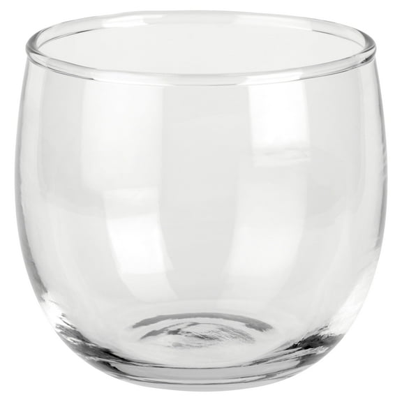 Hosley Enchanting Glow Set of 24 Tealight Candle Holders, Glass, Roly Poly Style, Elegant Ambiance