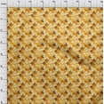 thumbnail image 3 of oneOone Viscose Jersey Yellow Fabric Florals Sewing Material Print Fabric By The Yard 60 Inch Wide-RVY, 3 of 5