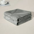 thumbnail image 5 of DCP Silk Craft Pillow shams for Hair and Skin Slip,Gray Flower,2 Pack Grey - 20*36in, 5 of 5