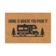 thumbnail image 2 of Alfombra para acampar, autocaravana, antideslizante, ideal para interiores, ideal para sala de estar, dormitorio, comedor, oficina y decoración del hogar (caqui)., 2 of 7