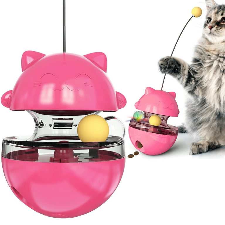 Lsc-01 Food Dispensing Cat Chew Toy Interactive Tumbler Dogs