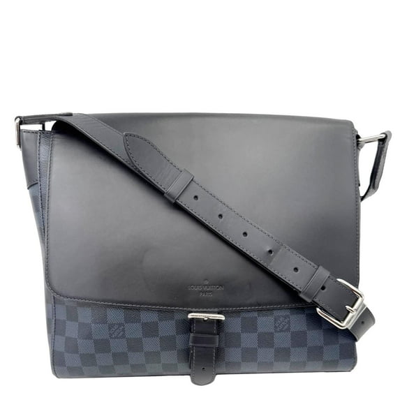 Pre-Owned Louis Vuitton Newport Damier Cobalt Canvas Messenger Bag Blue